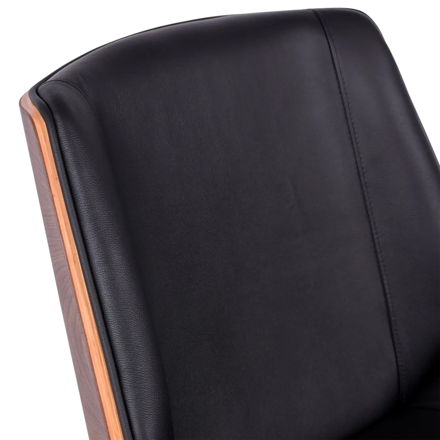 Sedia da ufficio in pelle italiana e legno di noce Nordic Nest Dream - 4