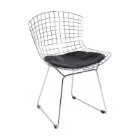 Kopia av stol Bertoia "High Quality" i förkromat stål av den berömda designern Hans J. Wegner