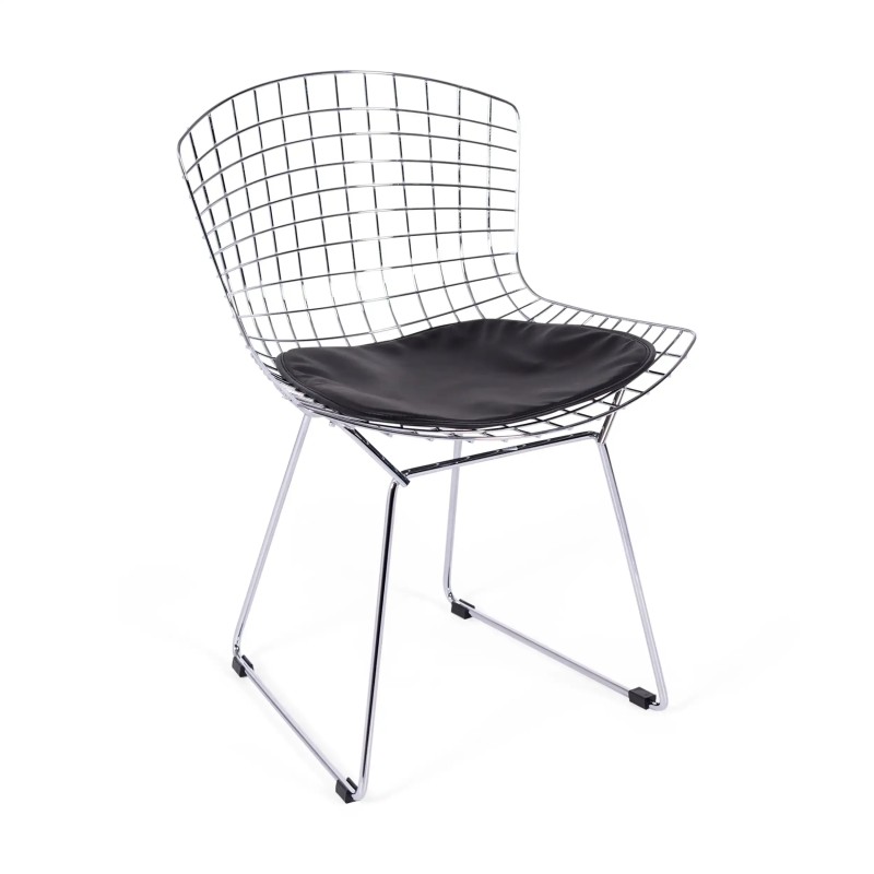 Réplica Silla Bertoia "High Quality" en Acero Cromado del famoso diseñador Hans J. Wegner