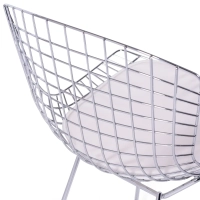 Réplique Chaise Bertoia Chrome - Chaise industrielle - Meubles Concept