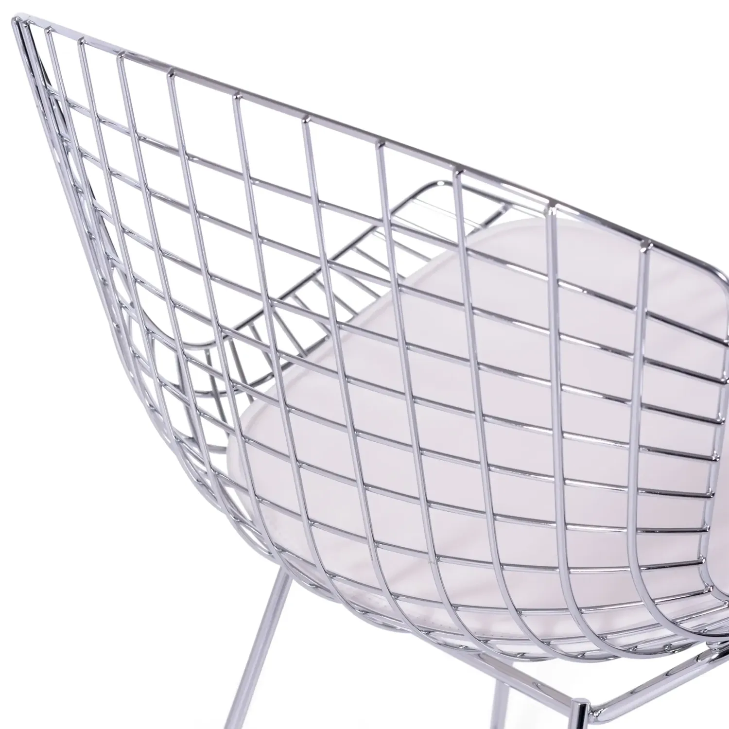 HQ Chrome Bertoia stoelreplica - Metalen stoelen - Design meubelen