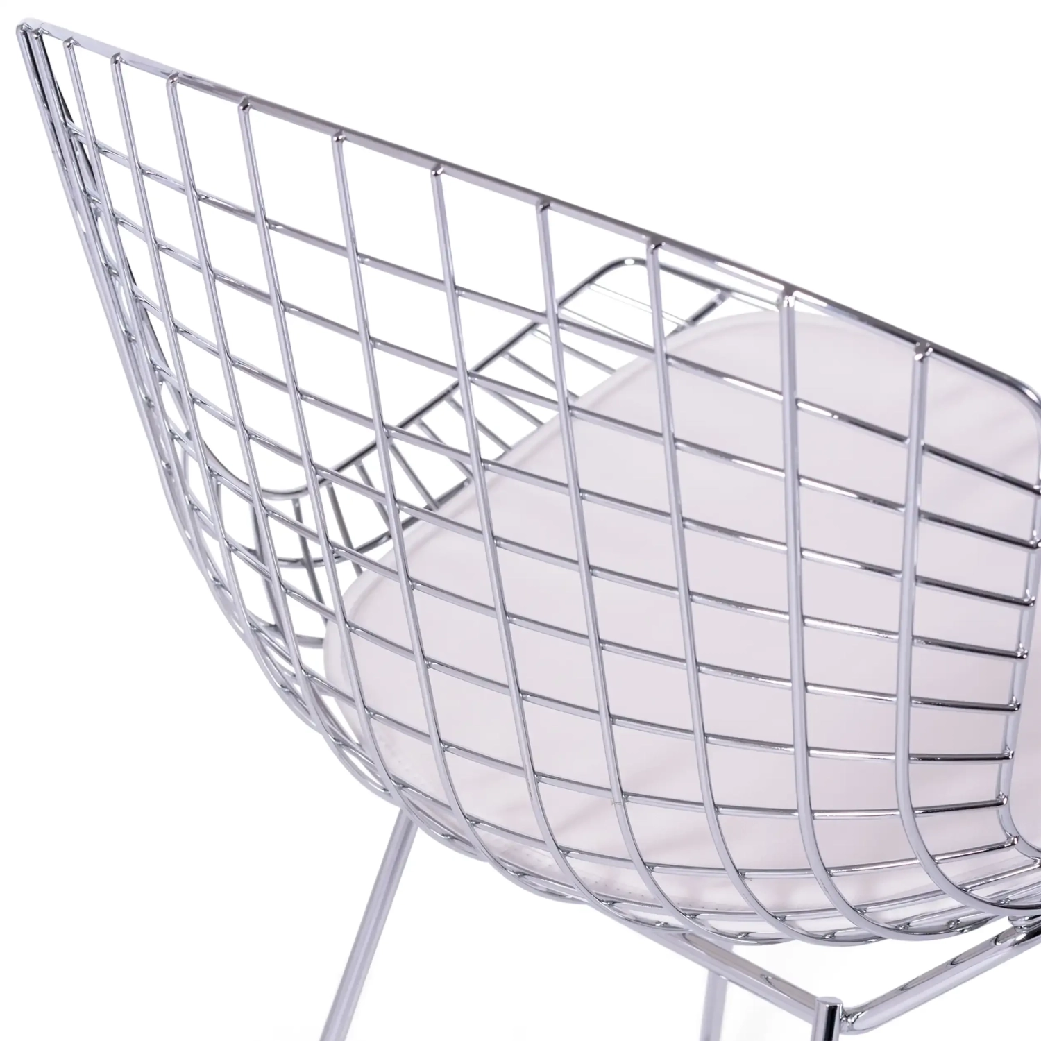 Réplique Chaise Bertoia Chrome - Chaise industrielle - Meubles Concept