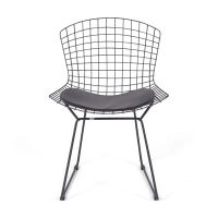 Bertoia Chair in Black Steel Replica - Metal Chairs - Mueble Design