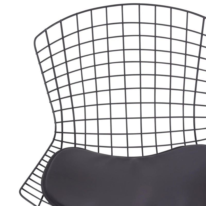 Réplica Silla Bertoia en Acero Negro - Sillas Metálicas - MuebleDesign
