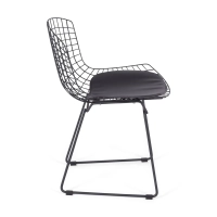 Réplica Silla Bertoia en Acero Negro - Sillas Metálicas - MuebleDesign