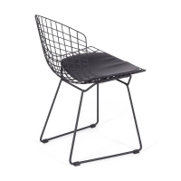 Réplica Silla Bertoia en Acero Negro - Sillas Metálicas - MuebleDesign