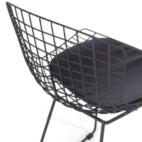 Bertoia Chair in Black Steel Replica - Metal Chairs - Mueble Design