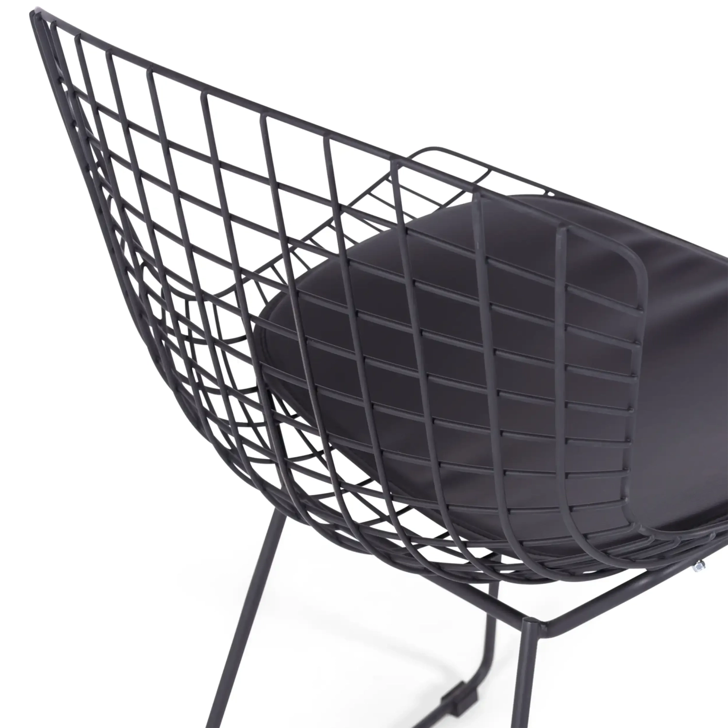 Réplica Silla Bertoia en Acero Negro - Sillas Metálicas - MuebleDesign