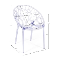 Réplica Silla Chrystal Transparente – Sillas de Jardín – Mueble Design