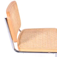 Tuoli Cesca edullinen tuoli teräksestä, pyökistä ja rottingista 🪑 | Mueble Design