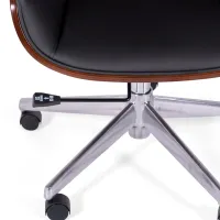 Nordic Highback office chair in walnut - Office chairs - Mueble Design