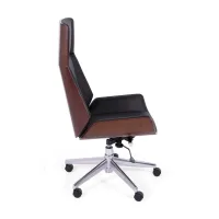 Cadeira de escritório Nordic Highback em madeira - Mueble Design