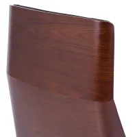 Silla de oficina Nordic Highback en nogal y polipiel - Mueble Deseign