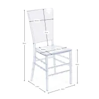 Silla Transparente Felipe Ghost - Sillas de plástico - Mueble Design