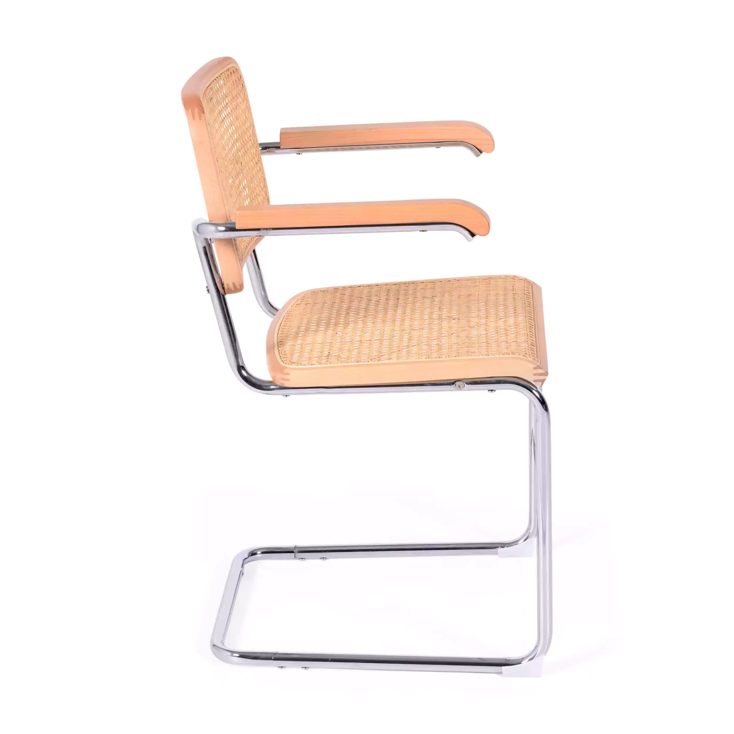 Cesca stoel met armleuningen - Rotan stoelen - Mobelarium