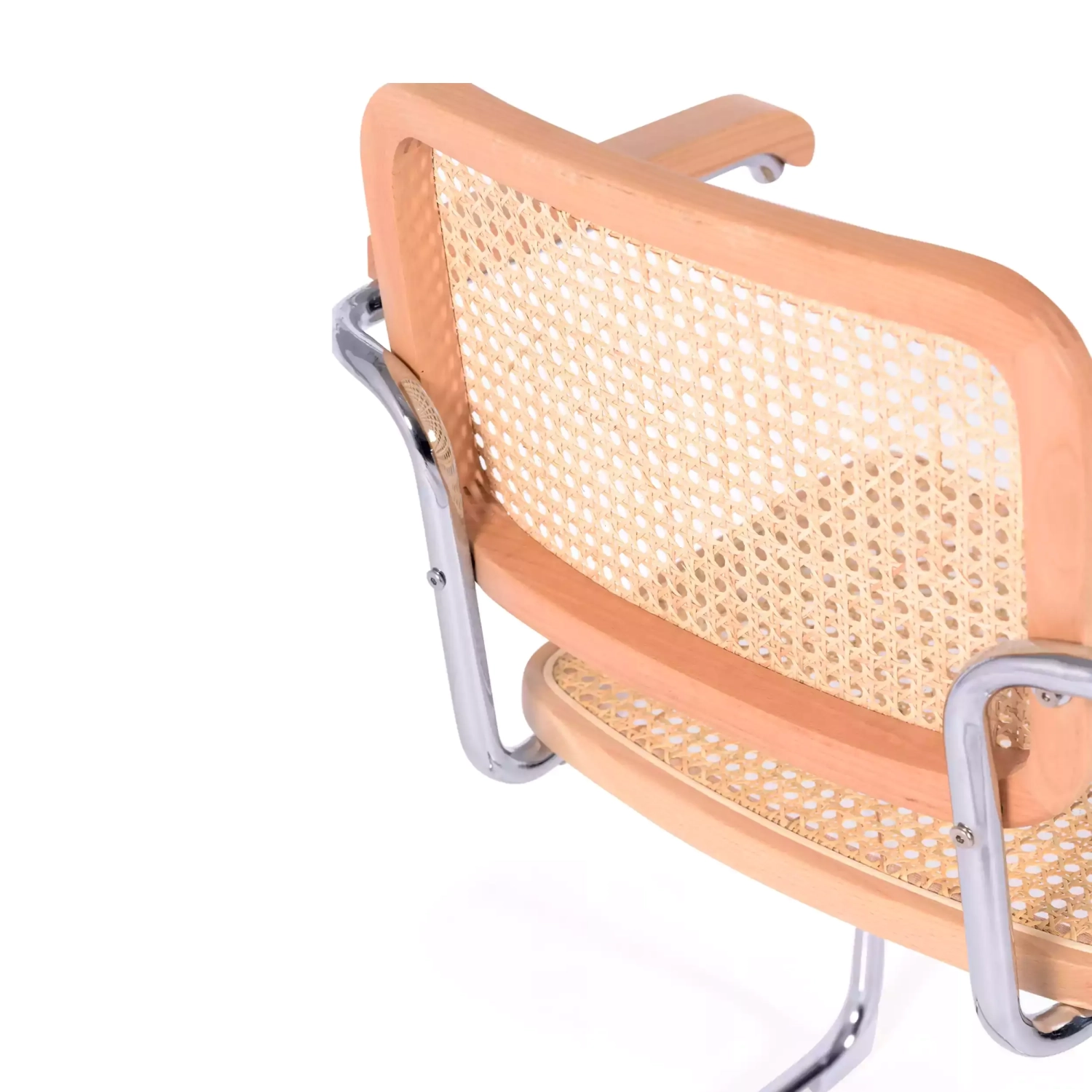 Chaise Cesca avec accoudoirs - Chaises en rotin - Meubles Concept