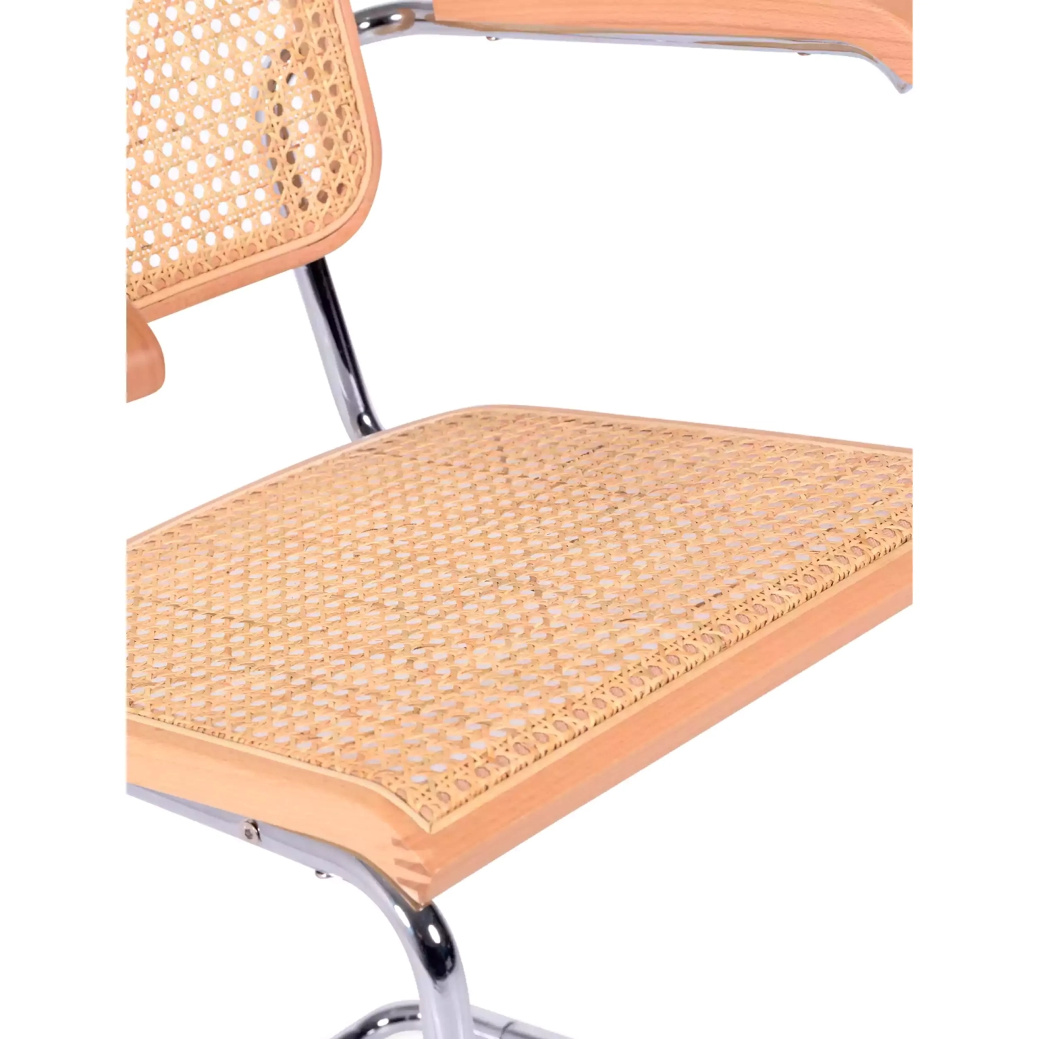 Chaise Cesca avec accoudoirs - Chaises en rotin - Meubles Concept