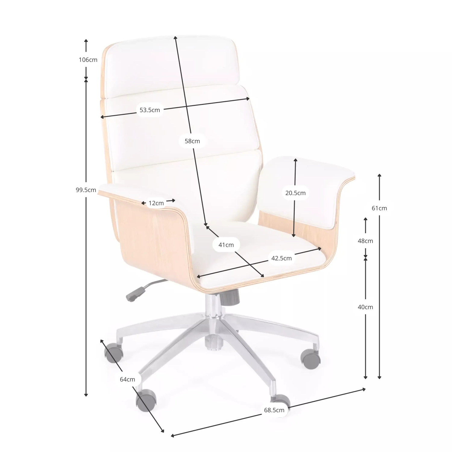 Silla de oficina para ejecutivos - Sillas de oficina - Mueble Design
