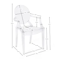 Réplica da cadeira Louis Ghost - Cadeiras de design | Muebledesign