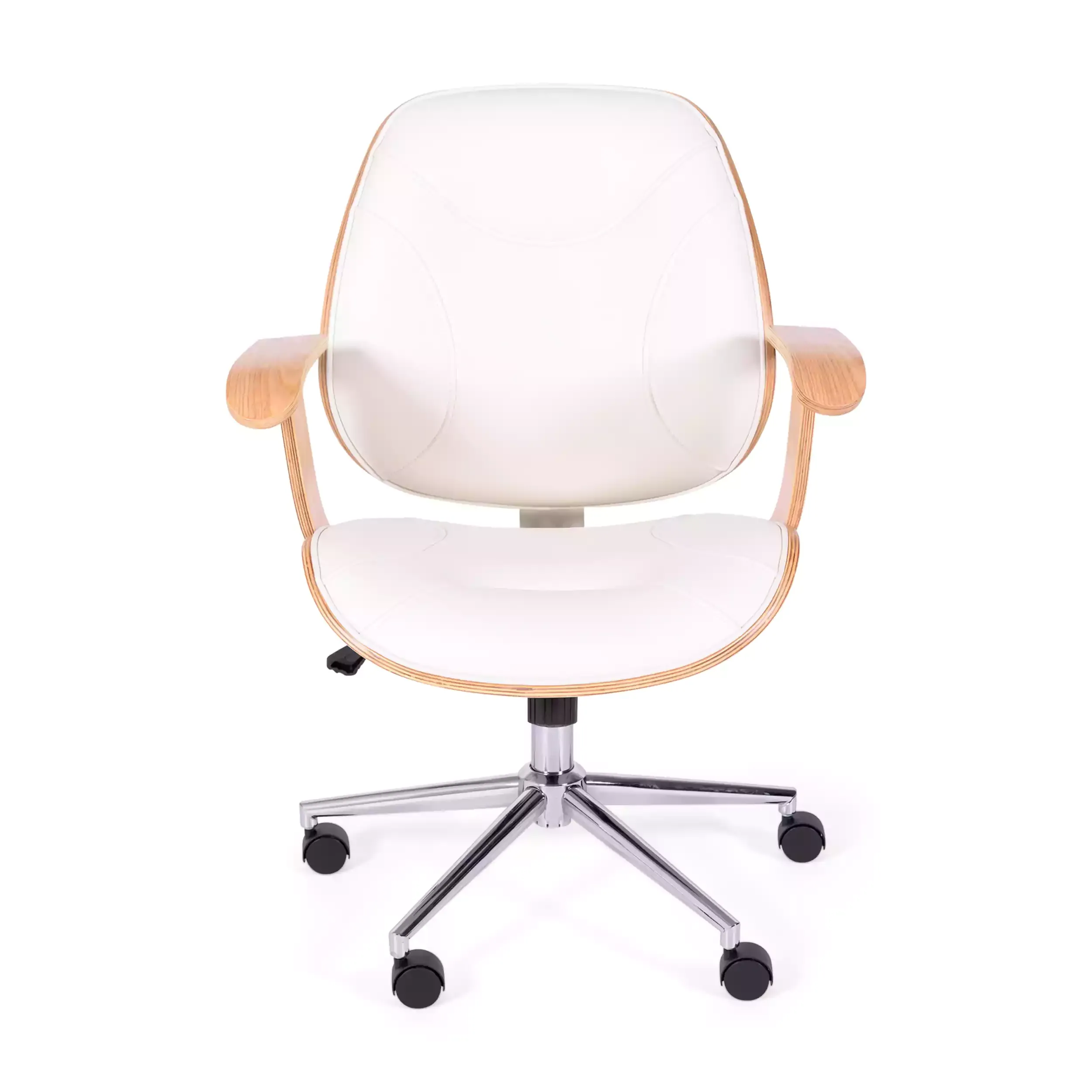 Krzesło biurowe Cambridge z jasnego drewna - Mueble design