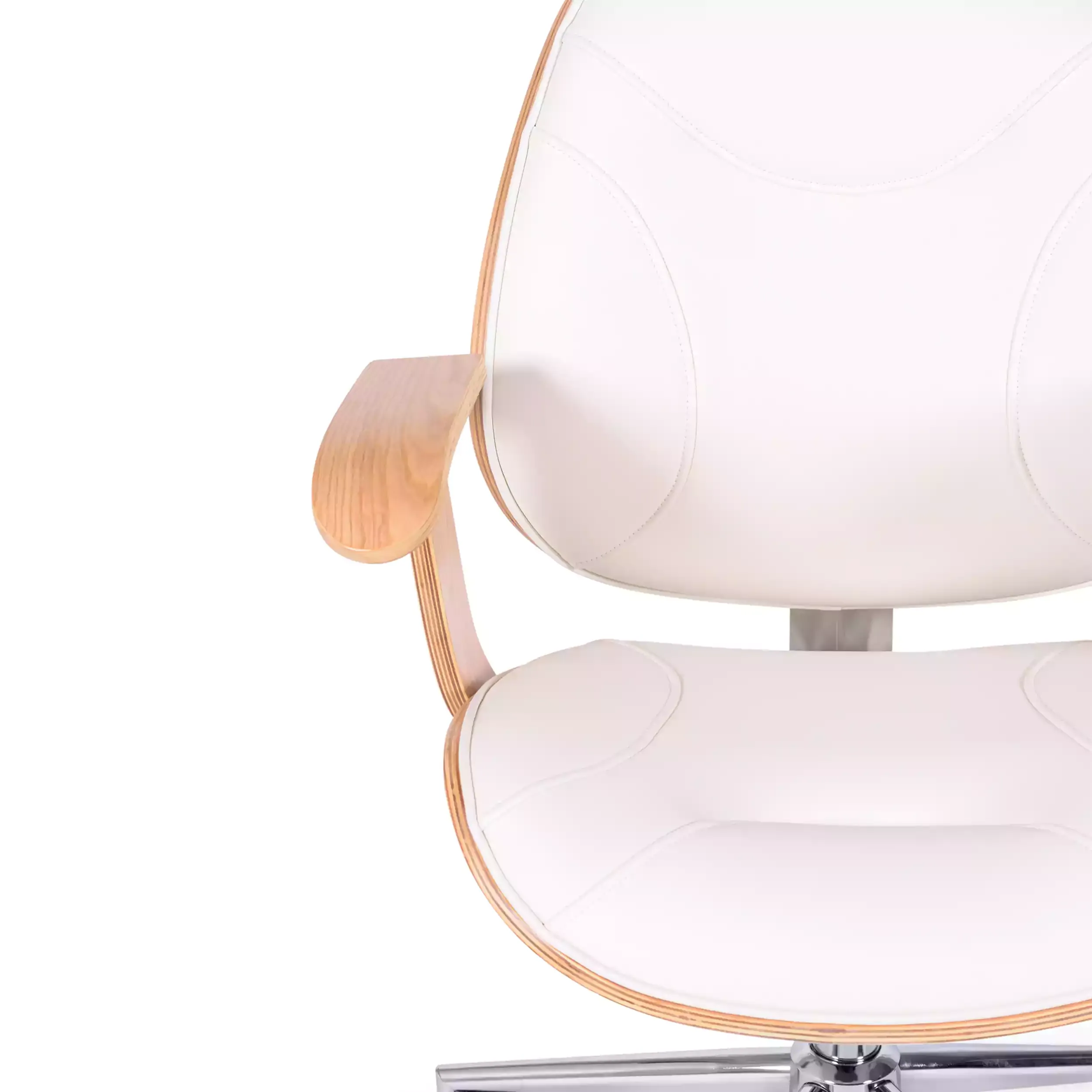 Krzesło biurowe Cambridge z jasnego drewna - Mueble design