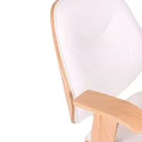 Krzesło biurowe Cambridge z jasnego drewna - Mueble design