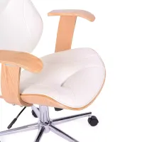 Krzesło biurowe Cambridge z jasnego drewna - Mueble design