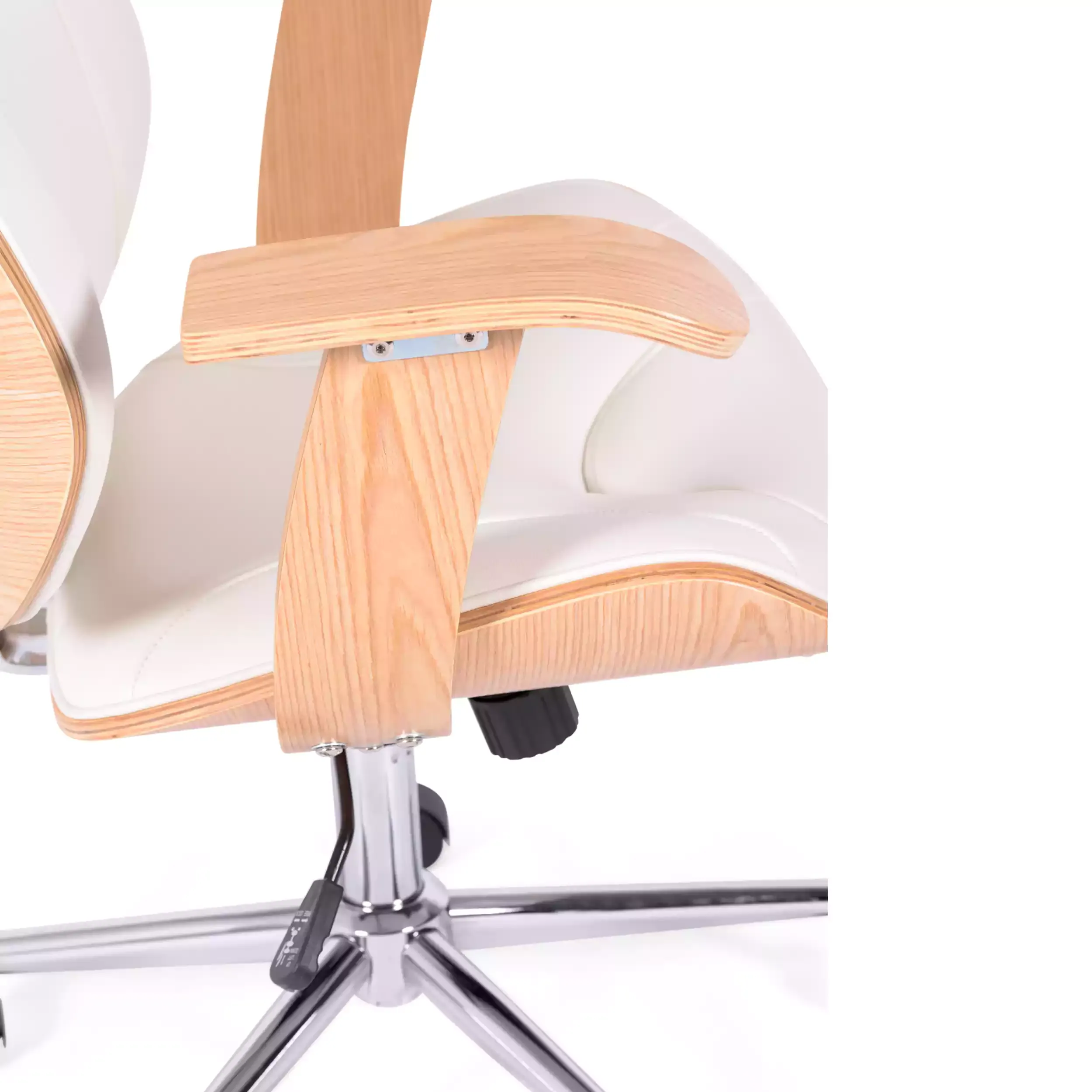 Krzesło biurowe Cambridge z jasnego drewna - Mueble design