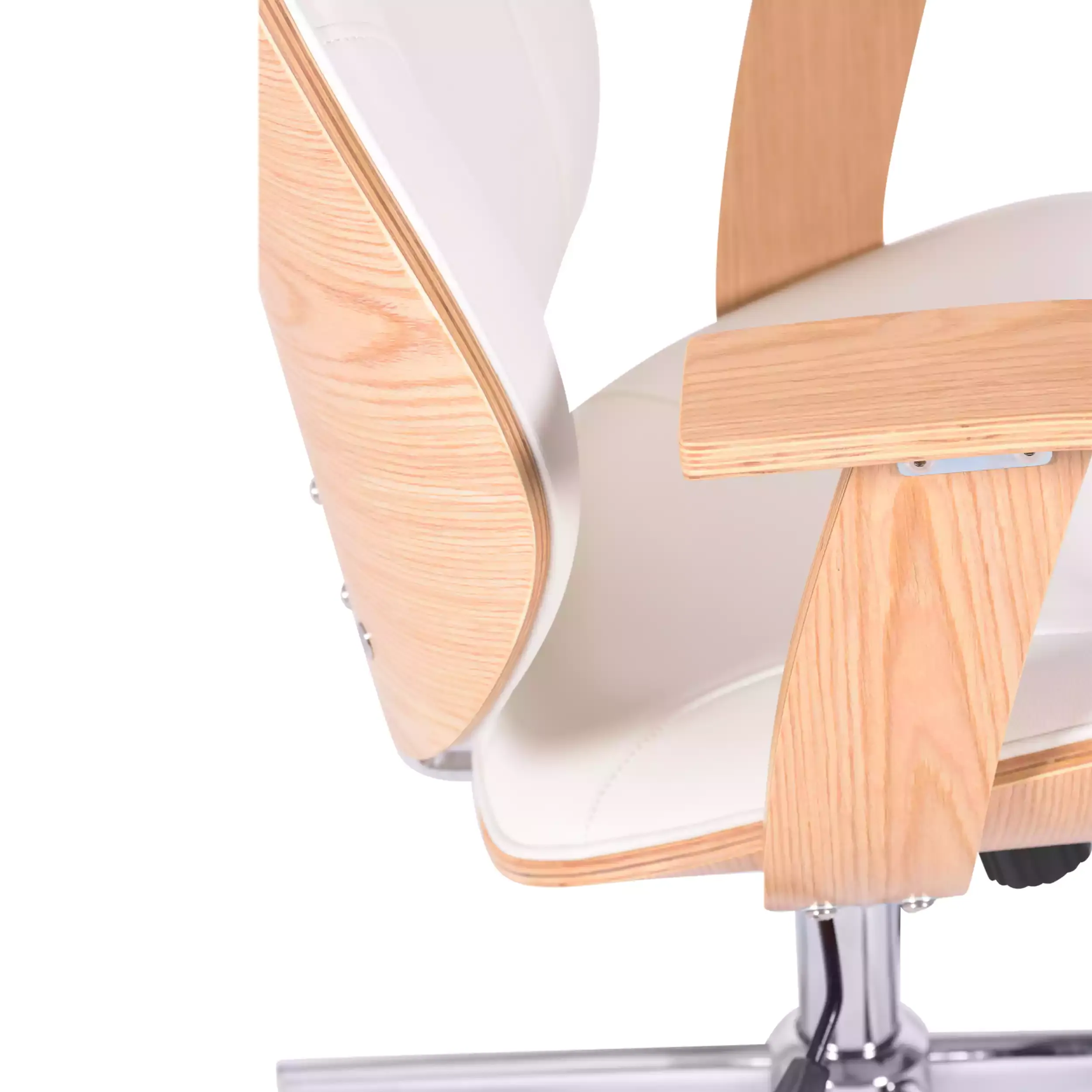 Krzesło biurowe Cambridge z jasnego drewna - Mueble design