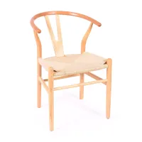 Preisgünstige Replik des Wishbone Stuhls CH24 von Hans J. Wegner aus Buchenholz