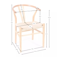 Inspiración Silla Wishbone CH24 - Sillas de Madera - Estilo Nórdico