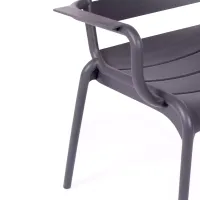 Set van 4 buitenstoelen - Plastic stoelen - Mobelarium