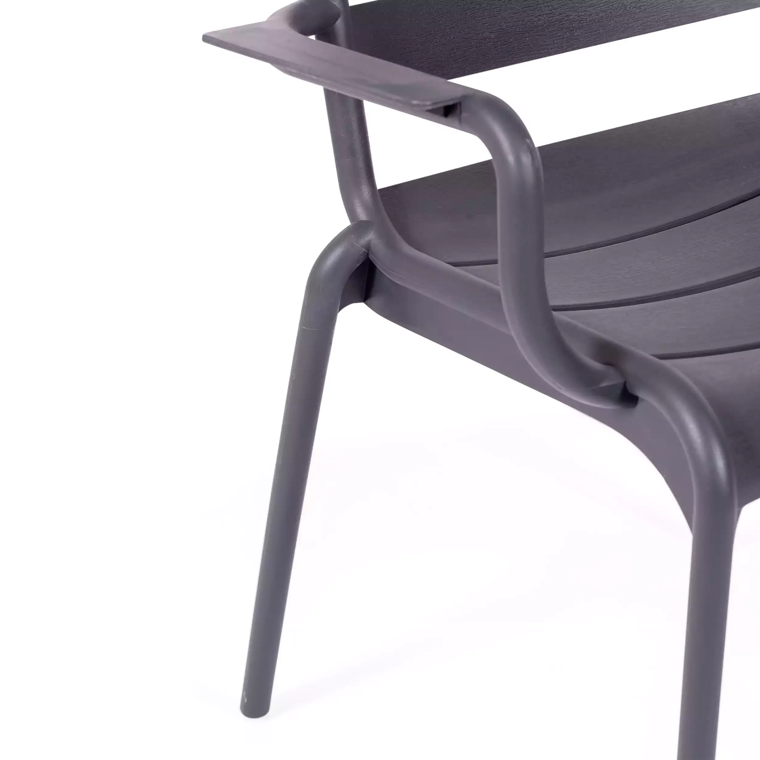 Zestaw 4 krzeseł zewnętrznych - Krzesła plastikowe - Mobelarium