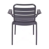 Zestaw 4 krzeseł zewnętrznych - Krzesła plastikowe - Mobelarium