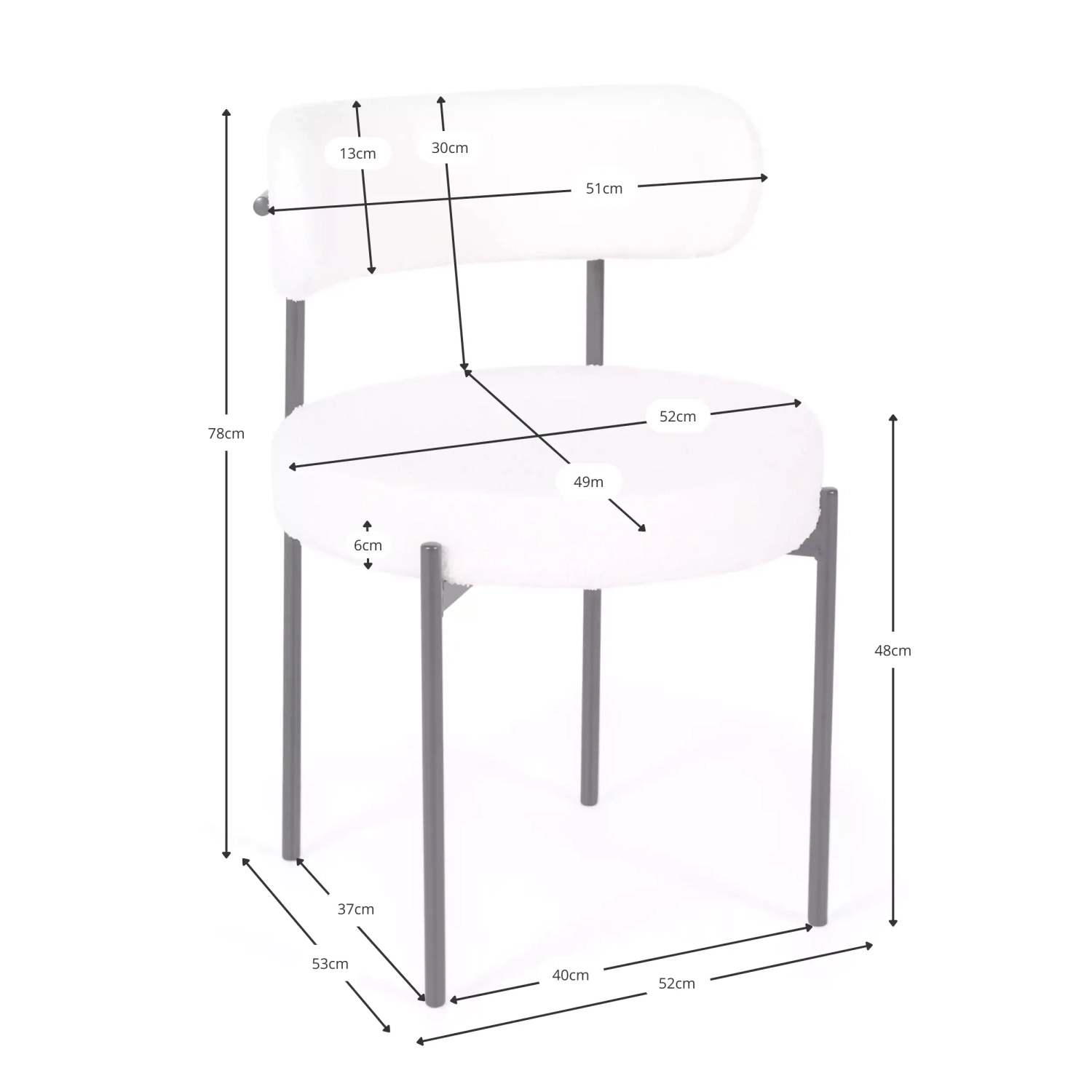 Silla Lenin tapizada en terciopelo – diseño elegante y moderno 🪑