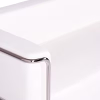 3-Sitzer Sofa Torino aus Ökoleder und verchromtem Stahl - Mobelarium