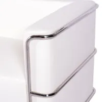 Torino 3-istuttava sohva ekotekonahkaa ja kromattua terästä - Mobelarium - Mobelarium