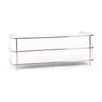 Torino 3-istuttava sohva ekotekonahkaa ja kromattua terästä - Mobelarium - Mobelarium