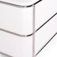 Torino 3-istuttava sohva ekotekonahkaa ja kromattua terästä - Mobelarium - Mobelarium