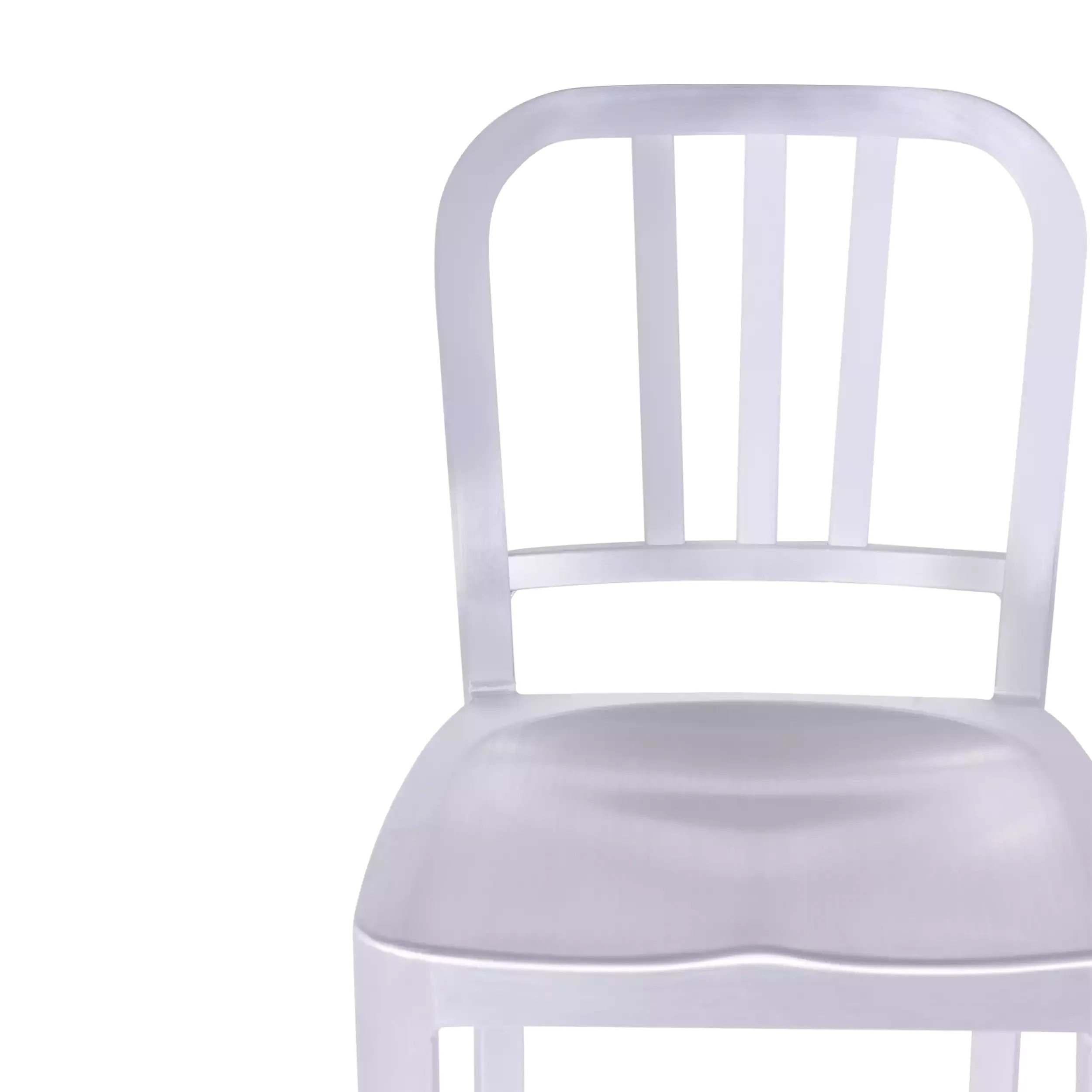 Replika av pall i aluminium - ikonisk industridesign