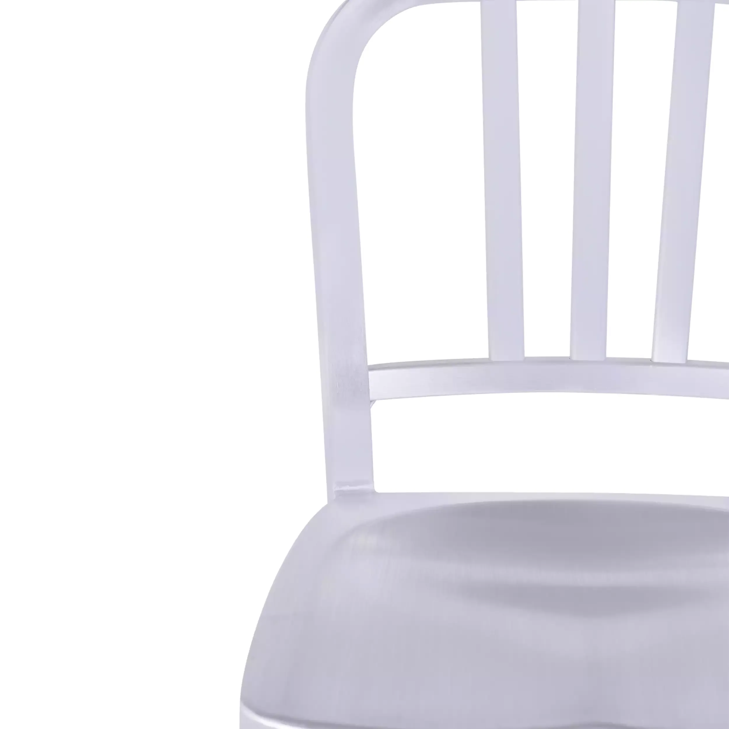 Replika av pall i aluminium - ikonisk industridesign