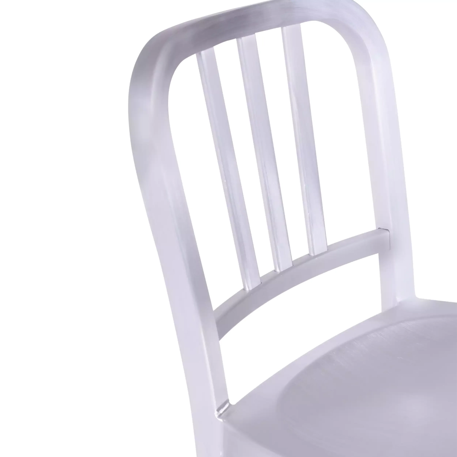Navy Army aluminum stool replica - iconic industrial design