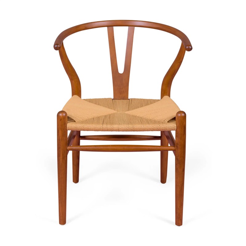 Inspiration Wishbone CH24 en noyer - Chaises nordiques - Meublesconcept