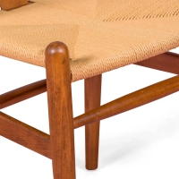 Inspiracja Wishbone CH24 w kolorze Orzech - Krzesła Nordic - Design Furniture