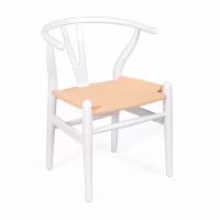 Replik Wishbone Stuhl CH24 aus farbigem Holz