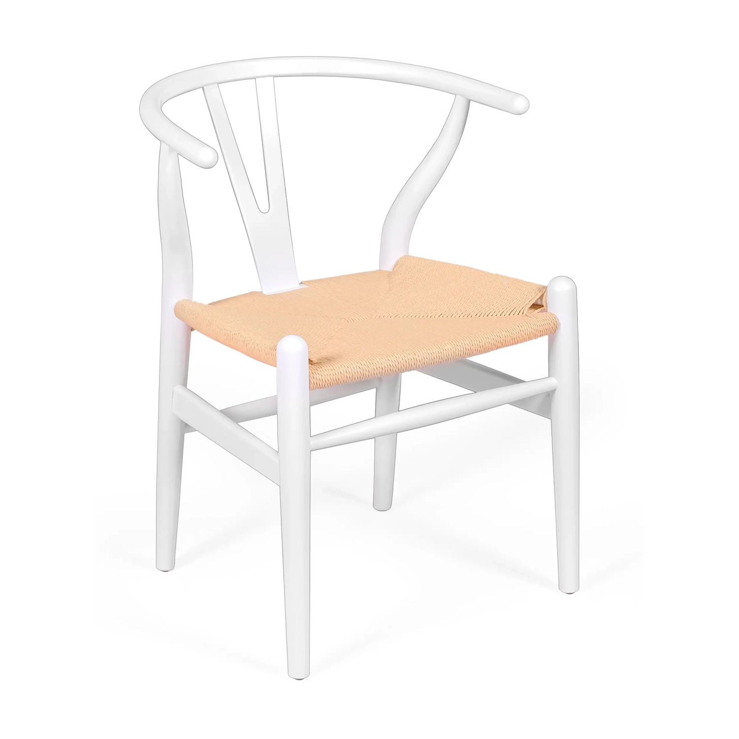 Réplica silla Wishbone CH24 en madera de colores
