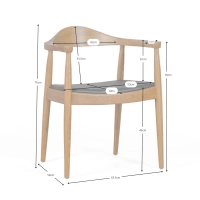 Inspiración The Chair - Silla Santon - Sillas Nórdicas - Mueble Design