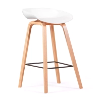 Holen Sie sich den Nordic-Hocker aus Buchenholz – Mueble Design