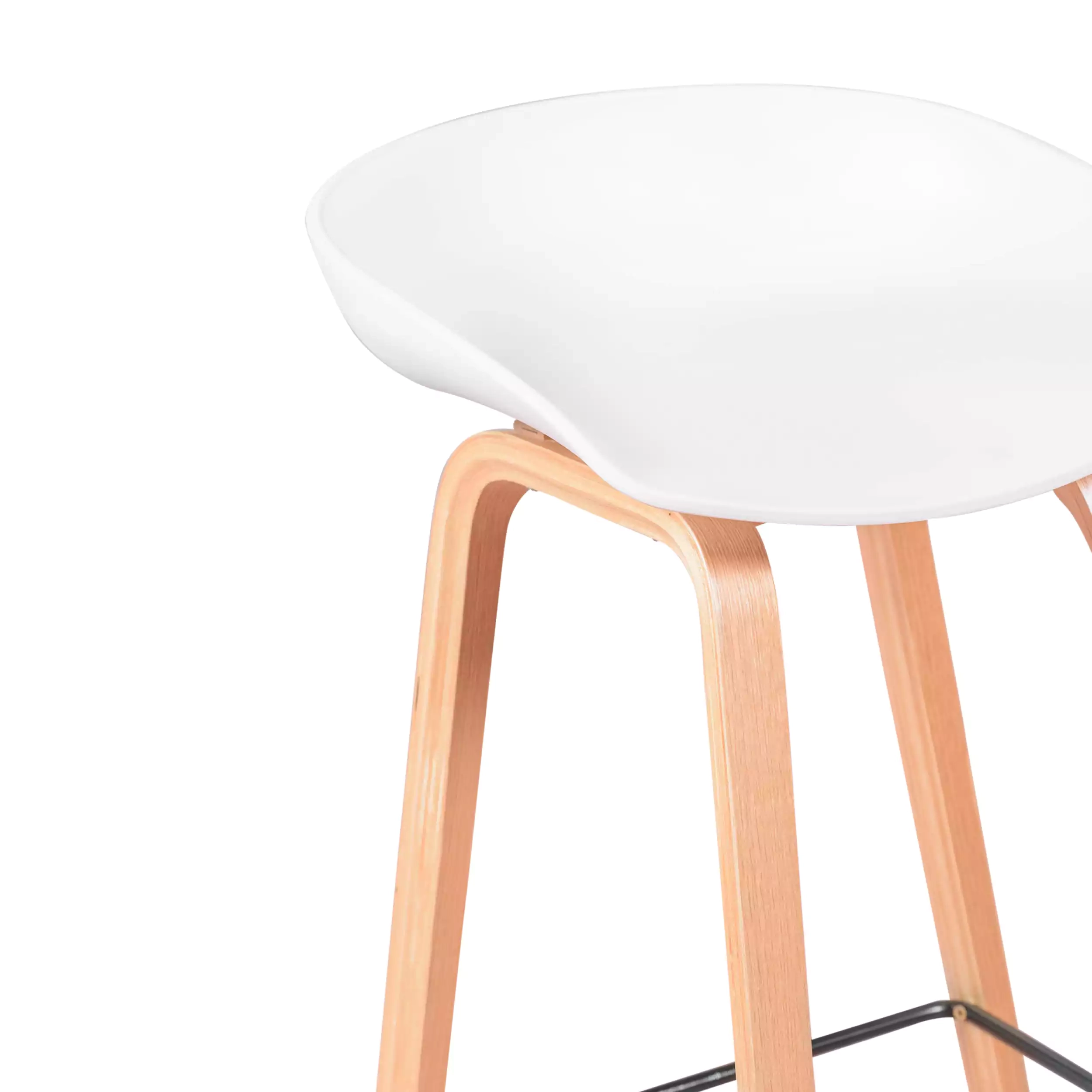 Holen Sie sich den Nordic-Hocker aus Buchenholz – Mueble Design