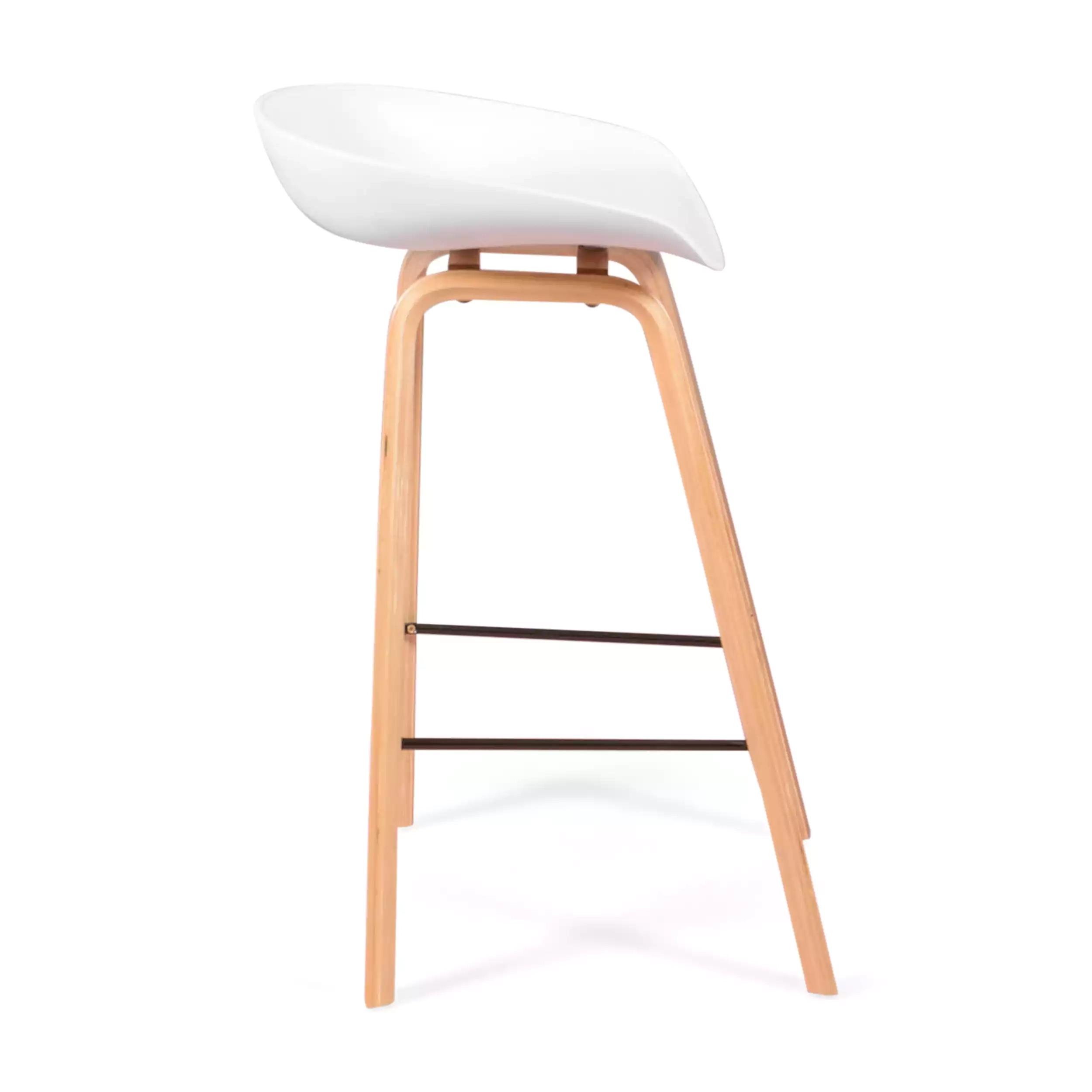 Holen Sie sich den Nordic-Hocker aus Buchenholz – Mueble Design